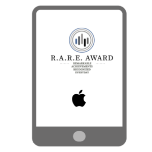RARE Award on an Apple device