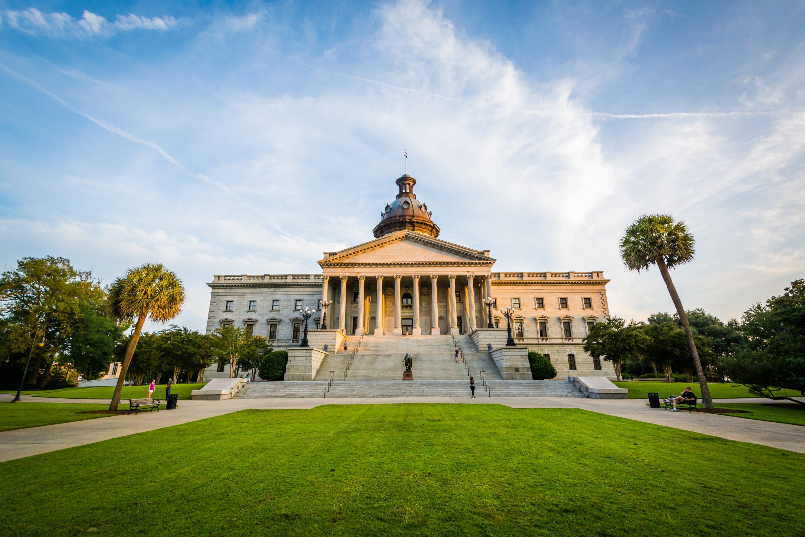 South Carolina State House on a sunny day